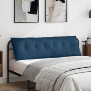 Vidaxl rugkussen blauw 160 x 19 x 50 cm stof - afbeelding 1