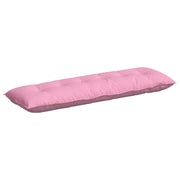 Vidaxl rugkussen roze 160 x 19 x 50 cm stof - afbeelding 2