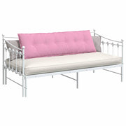 Vidaxl rugkussen roze 160 x 19 x 50 cm stof - afbeelding 3