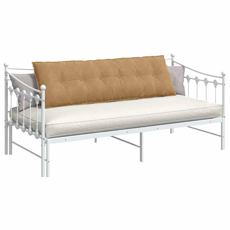 Vidaxl rugkussen bruin 160 x 50 cm cordstof