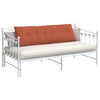 Vidaxl rugkussen rood-oranje 160 x 50 cm cordstof