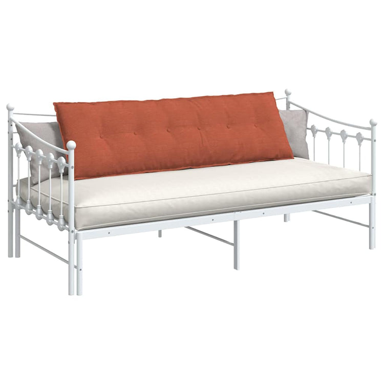 Vidaxl rugkussen rood-oranje 160 x 50 cm katoen stof
