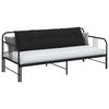 Vidaxl rugkussen zwart 180 x 19 x 50 cm stof