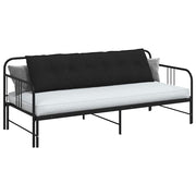 Vidaxl rugkussen zwart 180 x 19 x 50 cm stof - afbeelding 3