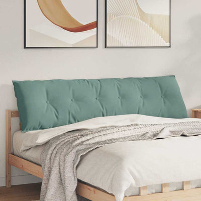 Vidaxl rugkussen zeegroen 180 x 50 cm katoen stof