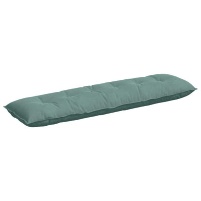 Vidaxl rugkussen zeegroen 180 x 50 cm katoen stof