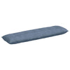 Vidaxl rugkussen blauw 180 x 50 cm cordstof