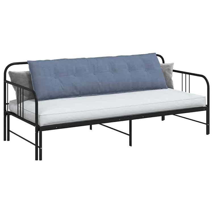 Vidaxl rugkussen blauw 180 x 50 cm katoen stof