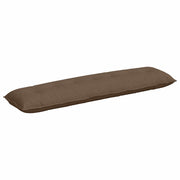 Vidaxl rugkussen bruin 200 x 19 x 50 cm stof - afbeelding 2