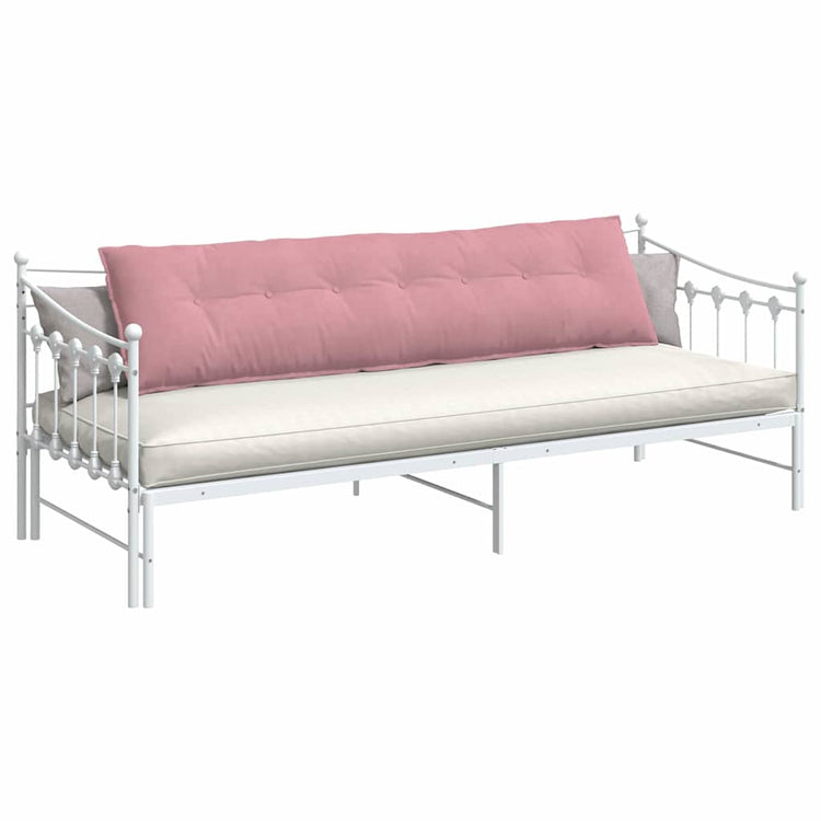 Vidaxl rugkussen roze 200 x 50 cm cordstof