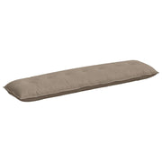 Vidaxl rugkussen taupe 200 x 50 cm microvezel stof - afbeelding 2