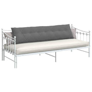 Vidaxl rugkussen donkergrijs 200 x 50 cm microvezel stof - afbeelding 3