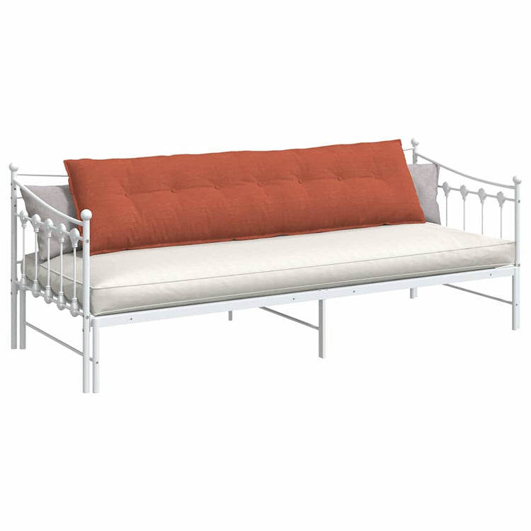 Vidaxl rugkussen rood-oranje 200 x 50 cm katoen stof