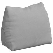 Vidaxl rugkussen wolkengrijs 45 x 20 x 35 cm stof - afbeelding 2