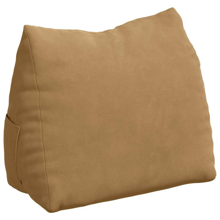 Vidaxl rugkussen bruin 45 x 20 x 35 cm cordstof