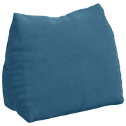Vidaxl rugkussen blauw 60 x 20 x 50 cm cordstof - afbeelding 2