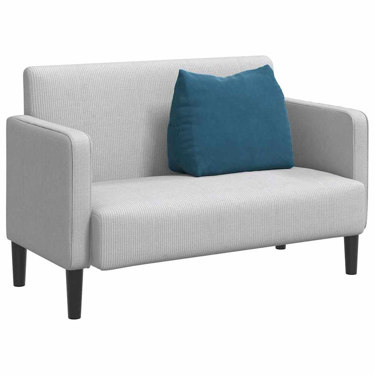 Vidaxl rugkussen blauw 60 x 20 x 50 cm cordstof