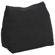 Vidaxl rugkussen zwart 60 x 20 x 50 cm cordstof - afbeelding 2