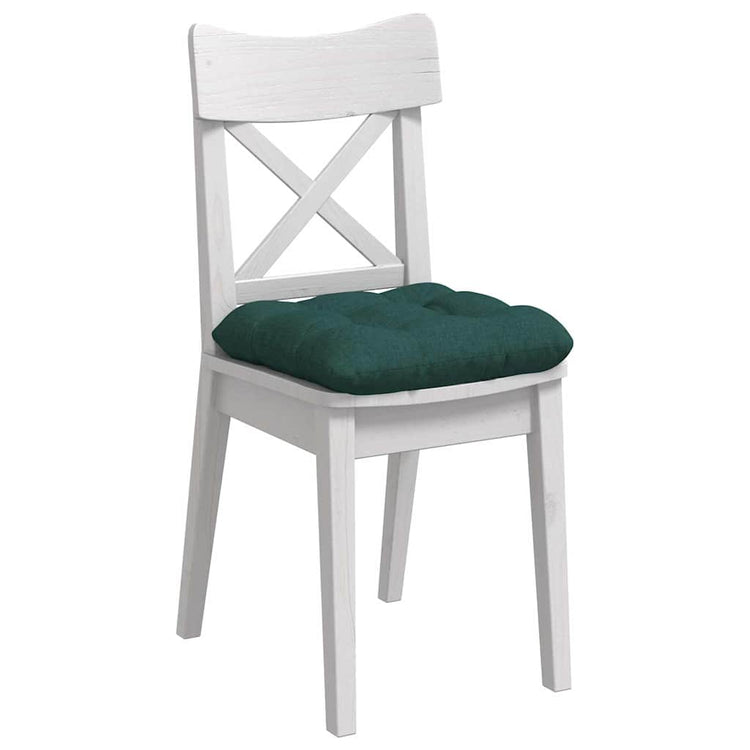 Vidaxl zitkussens 4 pcs donkergroen 40 x 40 x 12 cm stof