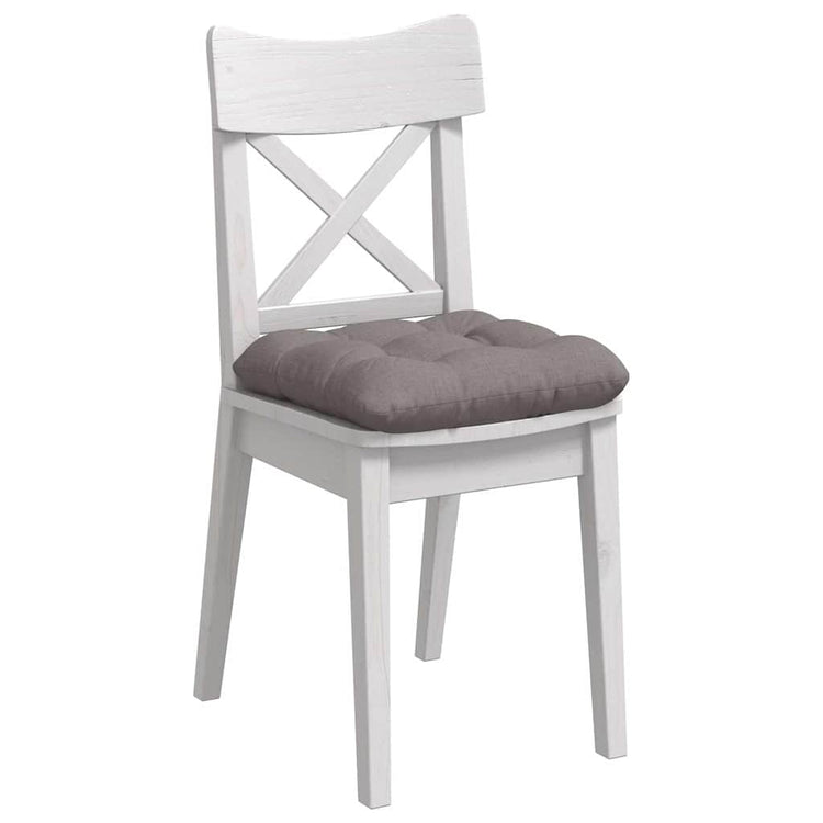 Vidaxl zitkussens 4 pcs taupe 45 x 45 x 12 cm stof