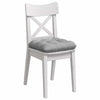 Vidaxl zitkussens 4 pcs wolkengrijs 45 x 45 x 12 cm stof