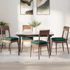 Vidaxl zitkussens 4 pcs donkergroen 40 x 40 x 6 cm stof