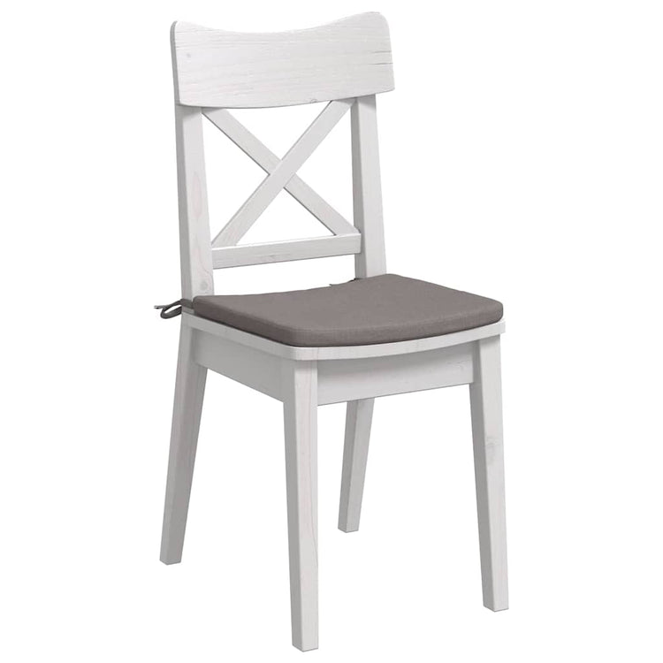 Vidaxl zitkussens 4 st stof taupe 40 x 40 x 3 cm