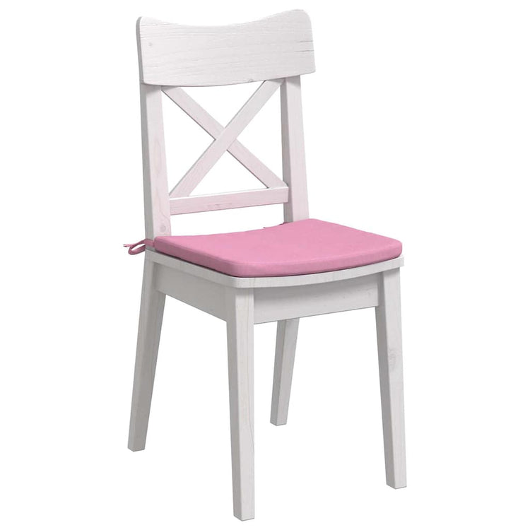 Vidaxl zitkussens 4 st stof roze 40 x 40 x 3 cm