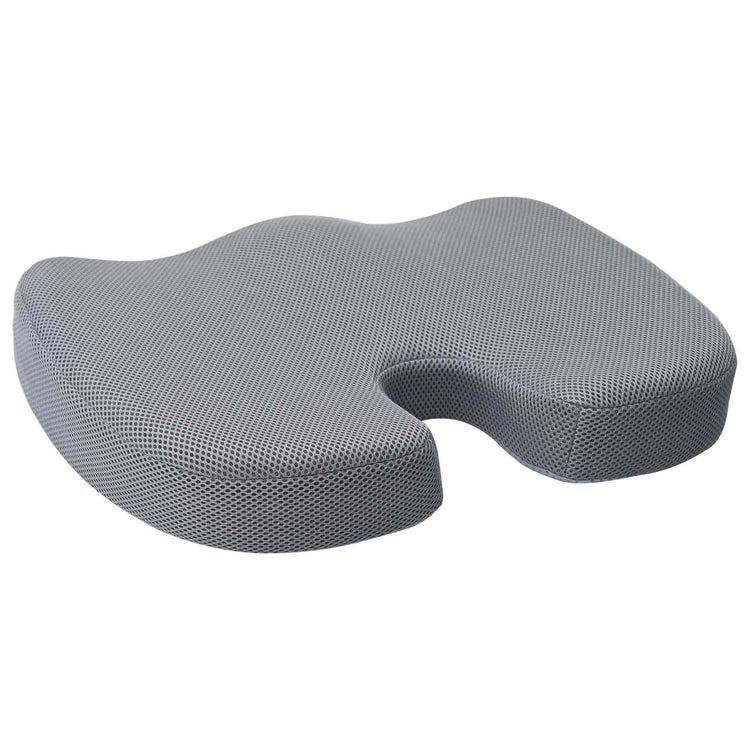 Vidaxl zitkussen traagschuim grijs 47 x 37 x 8 cm
