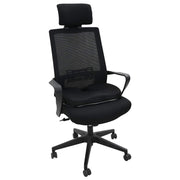 Vidaxl zitkussen traagschuim zwart 47 x 36,5 x 8 cm - afbeelding 2