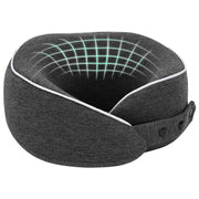 Vidaxl reiskussen voor de nek donkergrijs traagschuim 28 x 28 x 14 cm - afbeelding 2