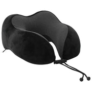 Vidaxl reiskussen voor de nek zwart traagschuim 27 x 26 x 14 cm - afbeelding 3