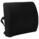 Vidaxl rugkussen zwart traagschuim 35,5 x 30 x 12 cm - afbeelding 3