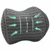 Vidaxl halskussen met kussen verstelbaar grijs 31 x 22 x 13 cm 4d mesh