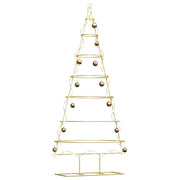 Vidaxl metalen kerstboom met standaard goud 180 cm poedergecoat staal - afbeelding 3