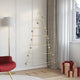 Vidaxl metalen kerstboom met standaard goud 209 cm poedergecoat staal