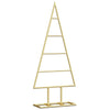 Vidaxl metalen kerstboom met standaard goud 60 cm poedergecoat staal