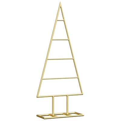 Vidaxl metalen kerstboom goud 60 cm poedergecoat staal