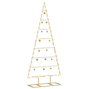 Vidaxl metalen kerstboom goud 125 cm poedergecoat staal - afbeelding 3
