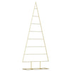 Vidaxl metalen kerstboom met standaard goud 150 cm poedergecoat staal