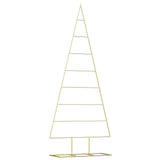 Vidaxl metalen kerstboom goud 181 cm poedergecoat staal - afbeelding 2