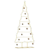 Vidaxl metalen kerstboom goud 181 cm poedergecoat staal - afbeelding 3