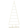 Vidaxl metalen kerstboom met standaard goud 211 cm poedergecoat staal