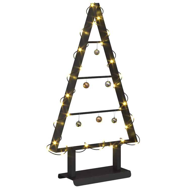Vidaxl metalen kerstboom zwart 60 cm staal