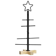 Vidaxl metalen kerstboom zwart 59,5 cm poedergecoat staal - afbeelding 2