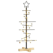 Vidaxl metalen kerstboom zwart 89 cm poedergecoat staal - afbeelding 3