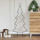 Vidaxl metalen kerstboom zwart 125 cm staal