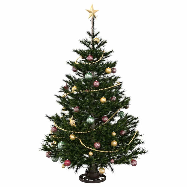 Vidaxl kerstboomstandaard antiek koper 40 x 40 x 20.5 cm staal