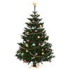 Vidaxl kerstboomstandaard zwart 50 x 50 x 16 cm massief grenenhout