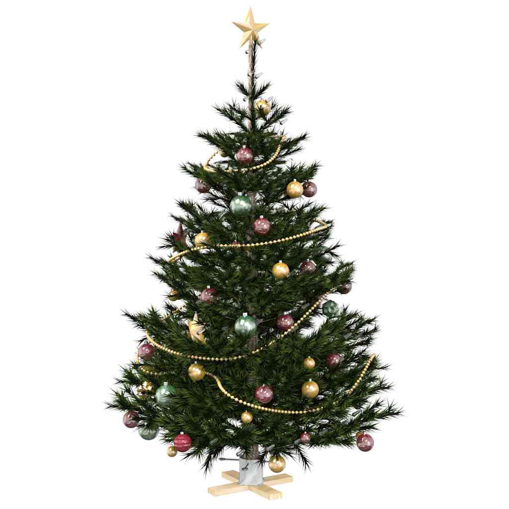 Vidaxl kerstboomstandaard 1.73 wit 50 x 50 x 16 cm massief grenenhout